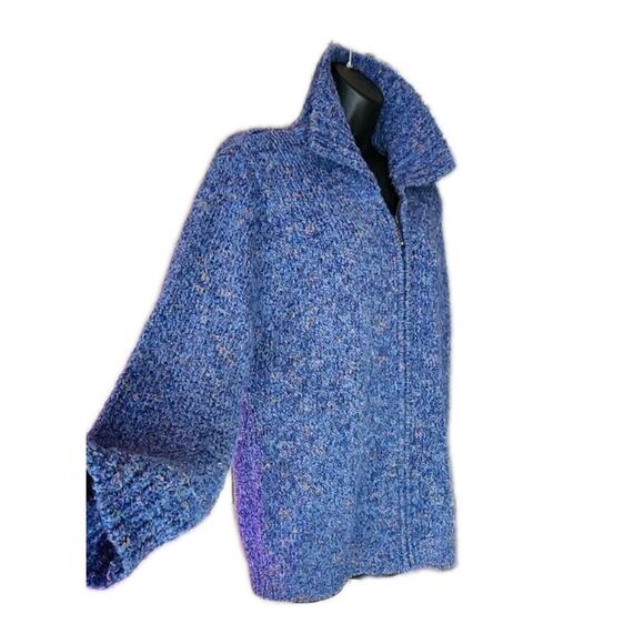 croft barrow Full Zip Up Sweater Blue Girls XLarge Juniors - Picture 6 of 15